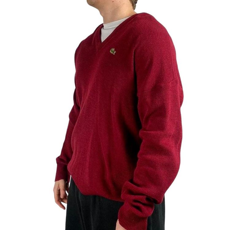Lacoste Red Full Sleeve Pullover Jumper Size Mens L image 1