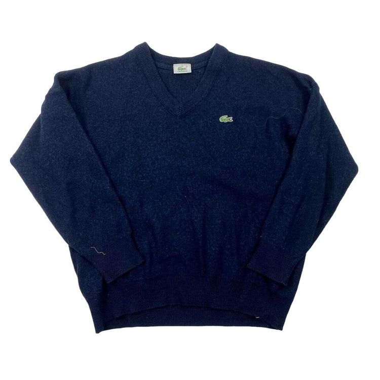 Lacoste Blue Long Sleeved Jumper Size Mens M image 1