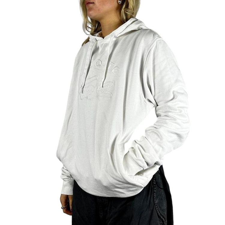 Lacoste White Long Sleeved Pullover Sweatshirt Size Mens M image 1
