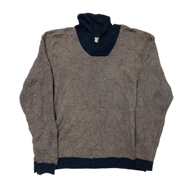 Lacoste Grey Long Sleeved Turtle Neck Sweater For Mens Size 2XL image 1