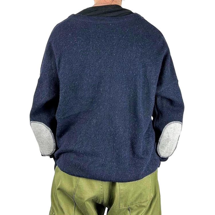 Lacoste Blue Full Sleeved V Neck Jumper Size Mens XL image 3