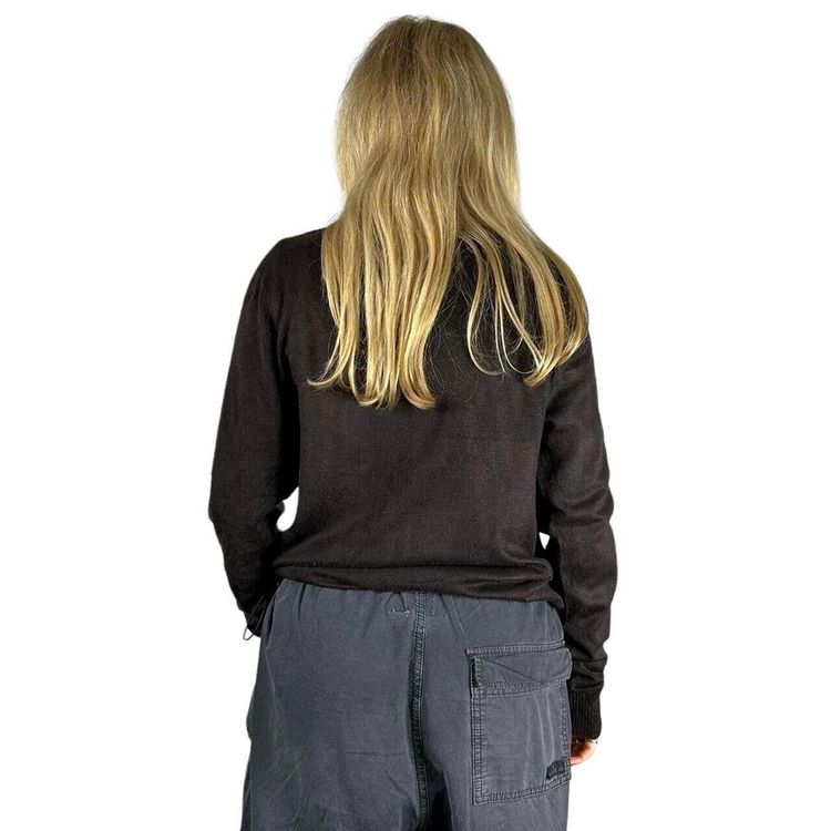 Lacoste BROWN Long Sleeved Pullover Sweatshirt Size Womens XL image 3