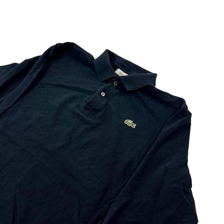Immagine di Lacoste Navy Blue Long Sleeved Polos Shirt Size Mens S 2