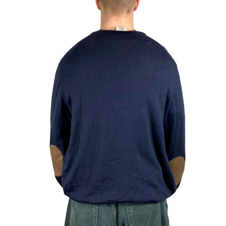 Lacoste Blue Full Sleeve Pullover Sweatshirt Size Mens XL imagen 3