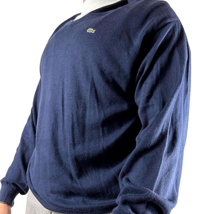 Immagine di Lacoste Blue Full Sleeved Full Neck Jumper Size Mens XL 2