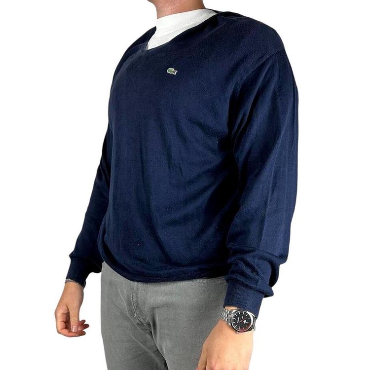 Lacoste Blue Full Sleeved Full Neck Jumper Size Mens XL image 1