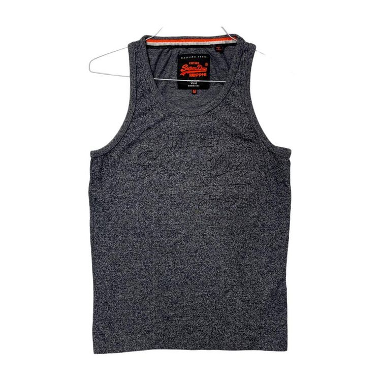 Superdry Grey Sleeveless Tank Top For Mens Size XS image 1