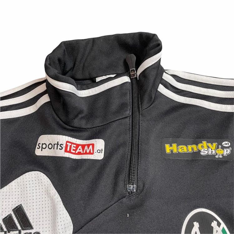 Adidas Black White Football Trackjacket Size Mens Medium 3