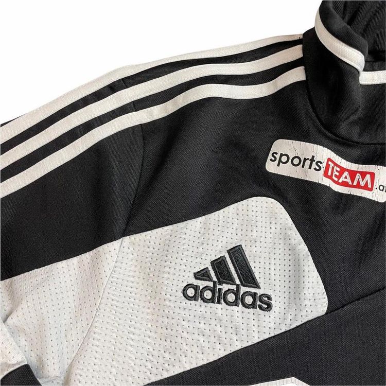 Adidas Black White Football Trackjacket Size Mens Medium 7