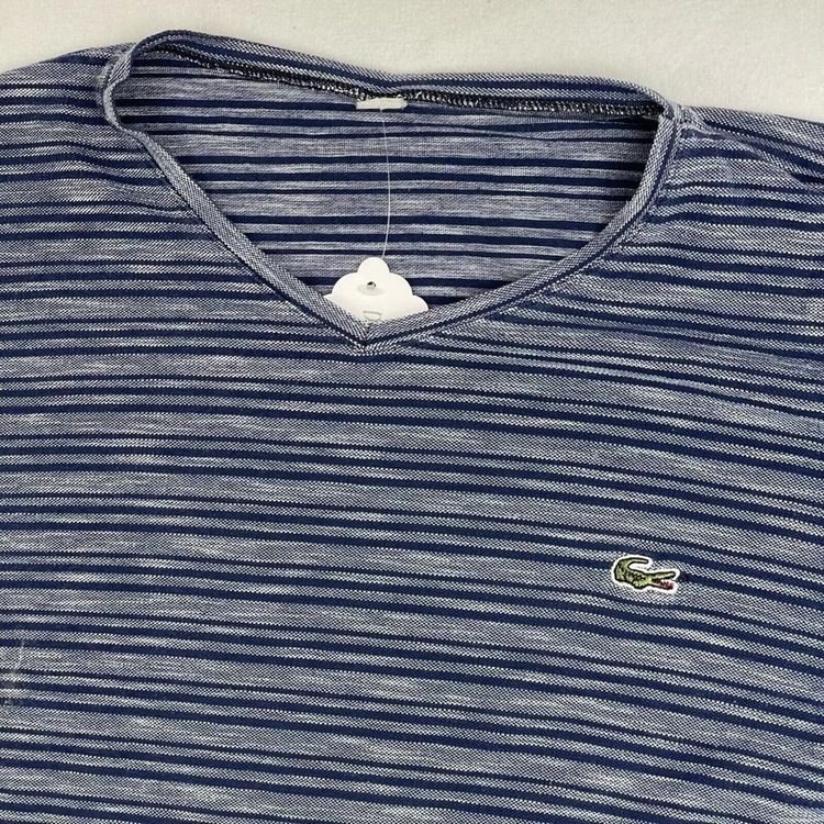 Immagine di Lacoste Grey Purple Short Sleeved T-Shirt For Mens Size XS 2