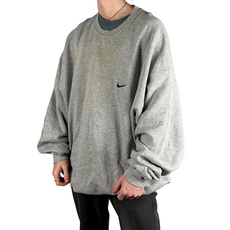 Nike Grey Long Sleeved Sweatshirt Size Mens 2XL image 1