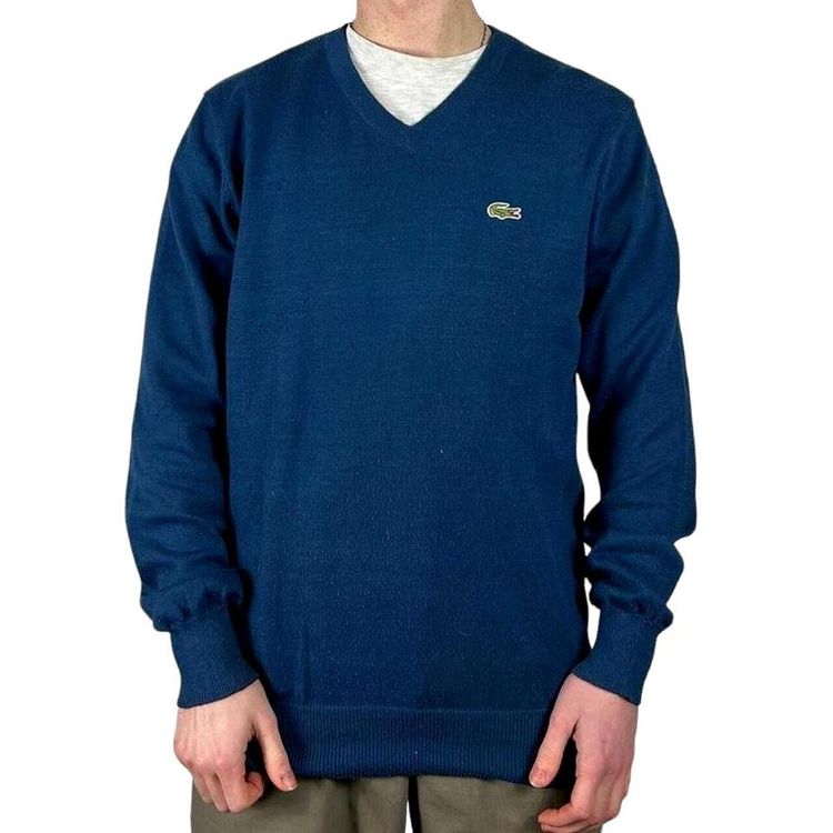 Lacoste Blue Long Sleeved Pullover Sweatshirt Size Mens L image 2