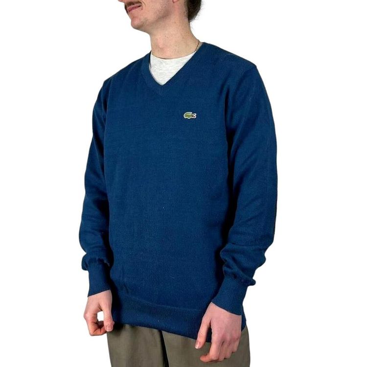 Lacoste Blue Long Sleeved Pullover Sweatshirt Size Mens L image 1