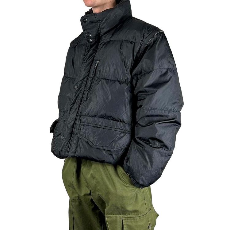 Fila Black Full Sleeved Puffer Jacket Size Mens M