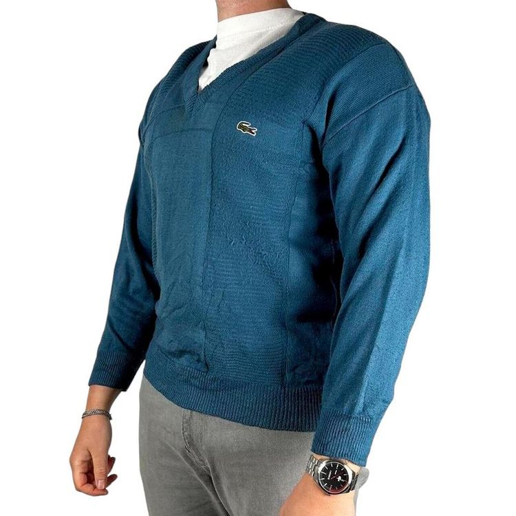 Lacoste Blue Long Sleeved Pullover Sweatshirt Size Mens XL image 1