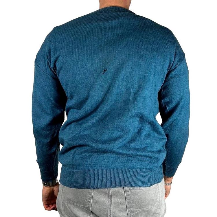 Lacoste Blue Long Sleeved Pullover Sweatshirt Size Mens XL image 3