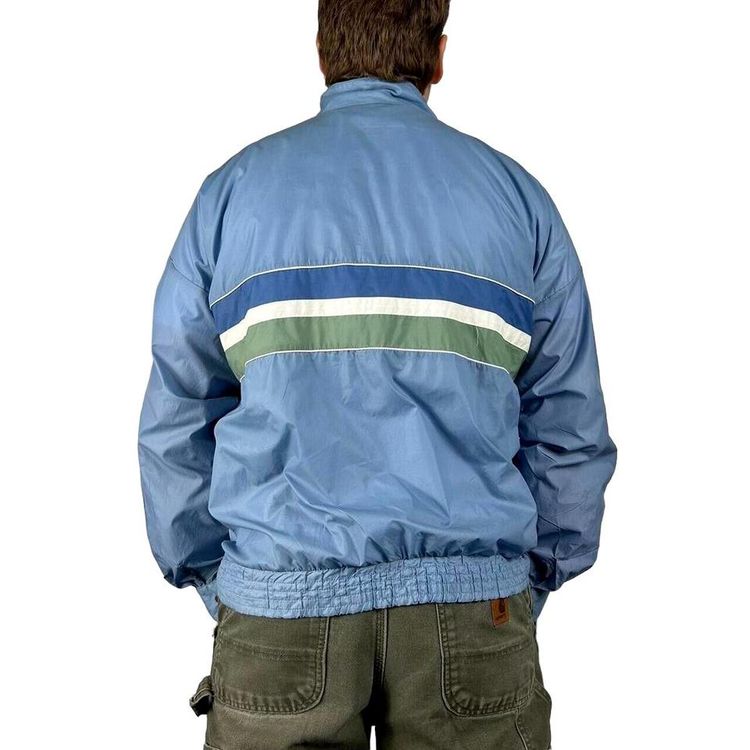 Adidas Blue Long Sleeved Full Zip Jacket Size Mens L 3