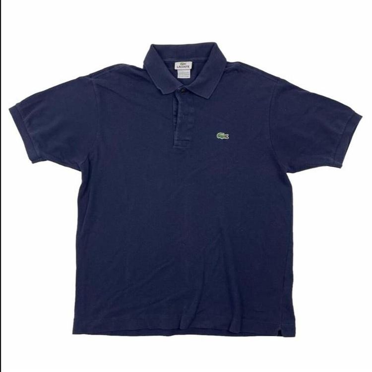 Lacoste Blue Half Sleeved Pullover Shirt Size Mens L image 1