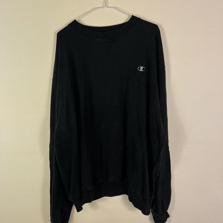 Champion logo sweatshirt black image 1