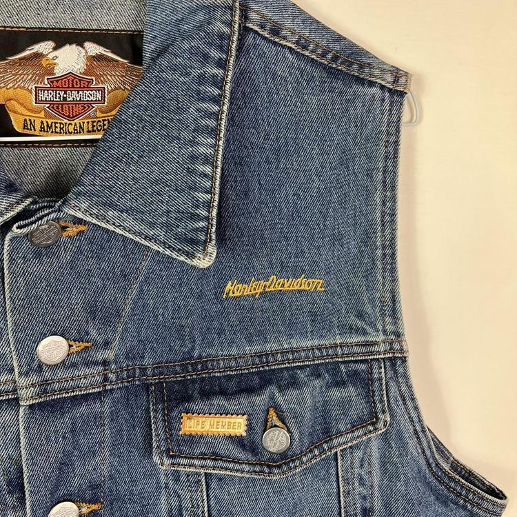 Harley Davidson denim jacket 4