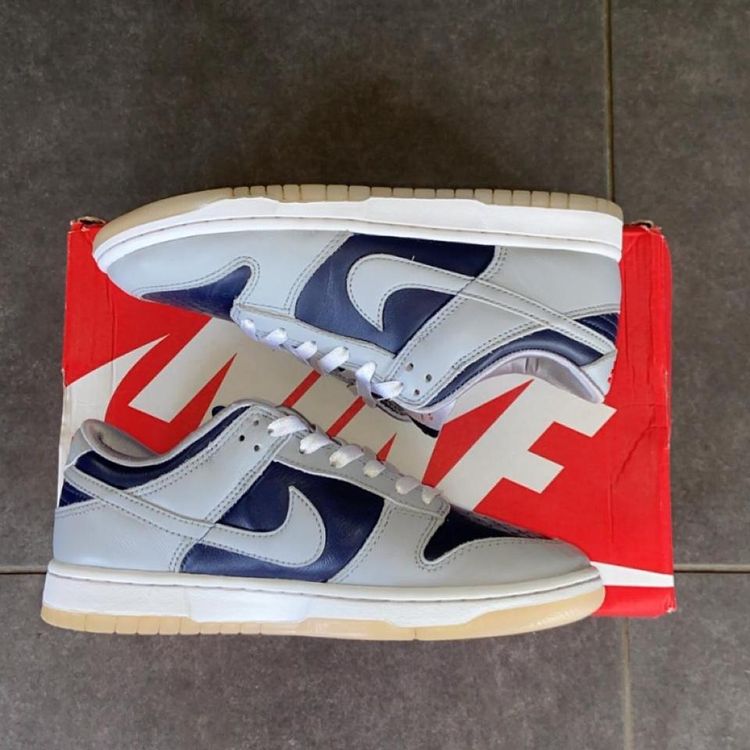 - Nike Dunk Low College Navy Grey (W) 2