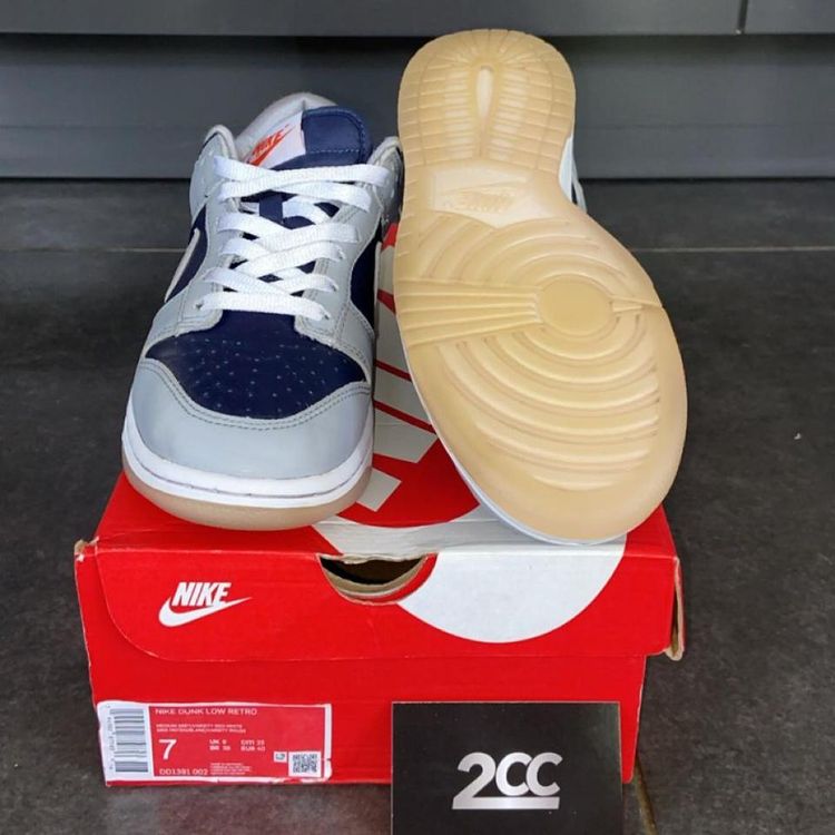 - Nike Dunk Low College Navy Grey (W) 4