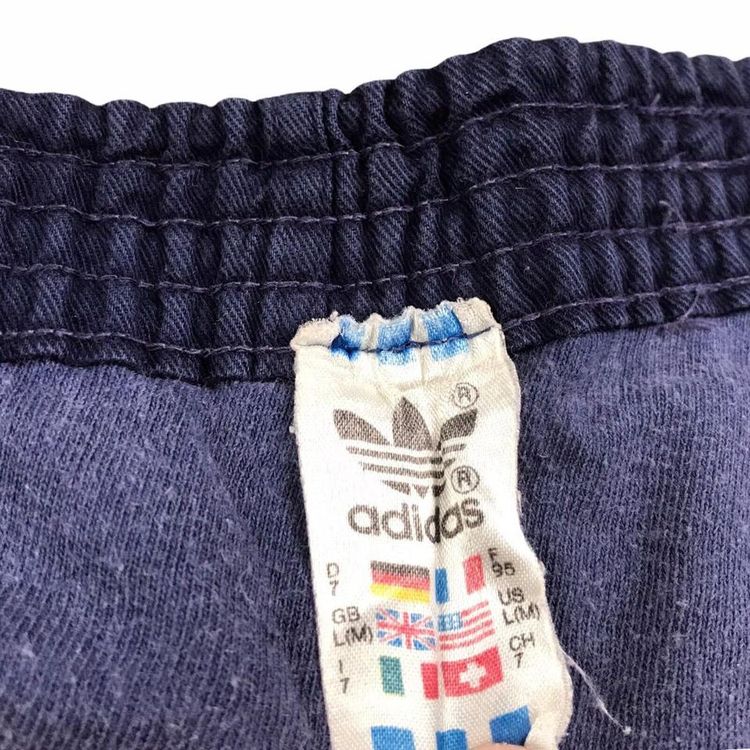 Adidas Blue High Cut Shorts 38W image 3