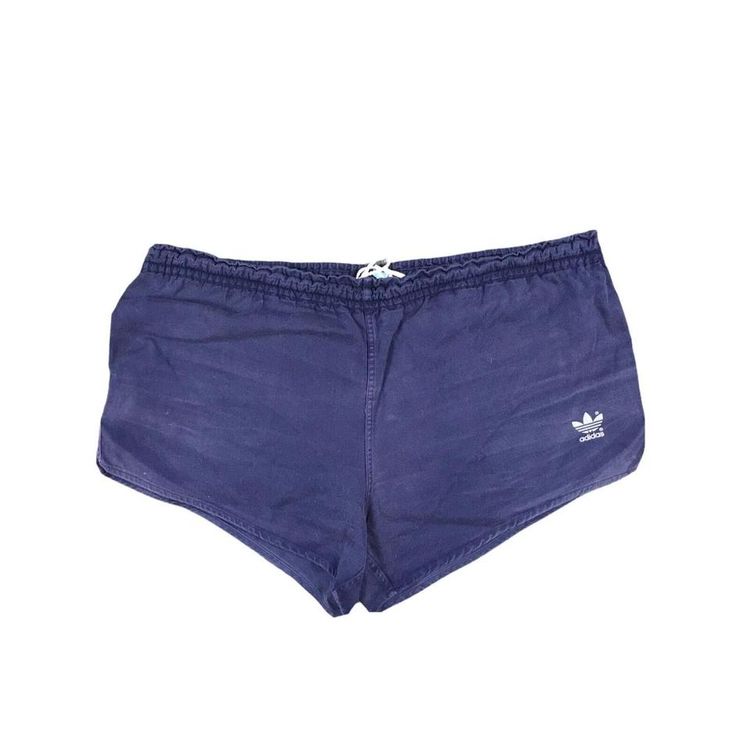 Adidas Blue High Cut Shorts 38W image 1