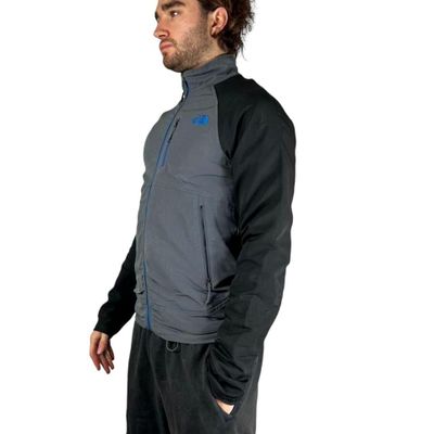 The North Face Grey Black long sleeved Jacket Size Mens S 1