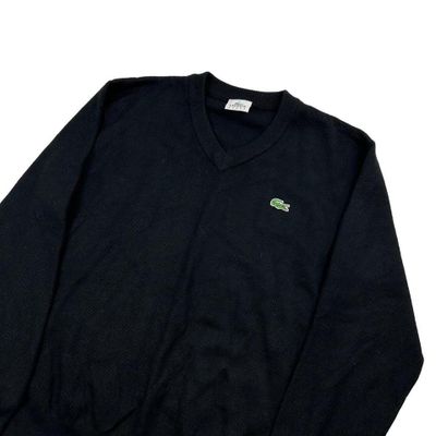 Lacoste Black Long Sleeved Pullover Sweatshirt Size Mens S 2