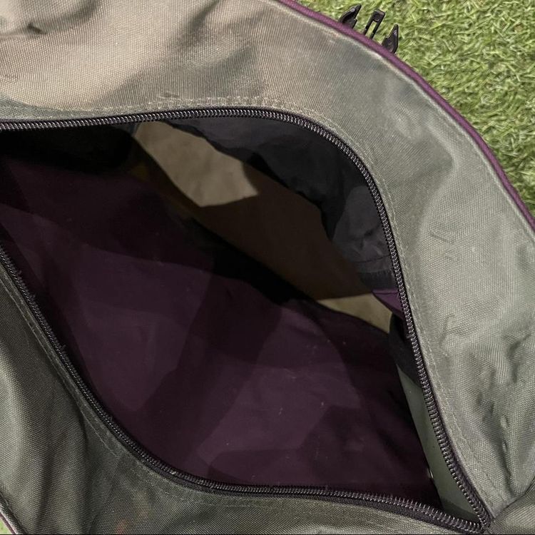 Purple & khaki Wimbledon side bag image 3
