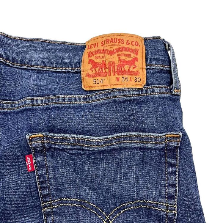 Levis Blue Jeans Size Mens W36 L30 image 2
