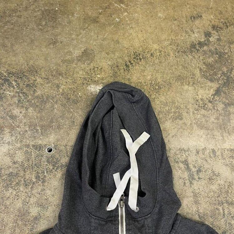 Nike Hoodie Y2K Swoosh Full-Zip Sweatshirt, Dark Grey, Mens Small 6