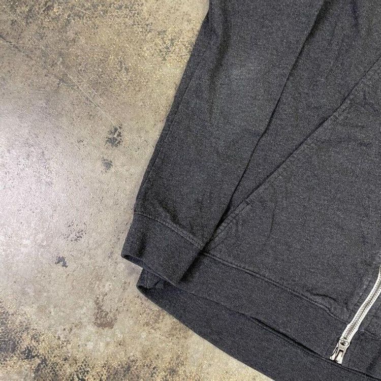 Nike Hoodie Y2K Swoosh Full-Zip Sweatshirt, Dark Grey, Mens Small 8