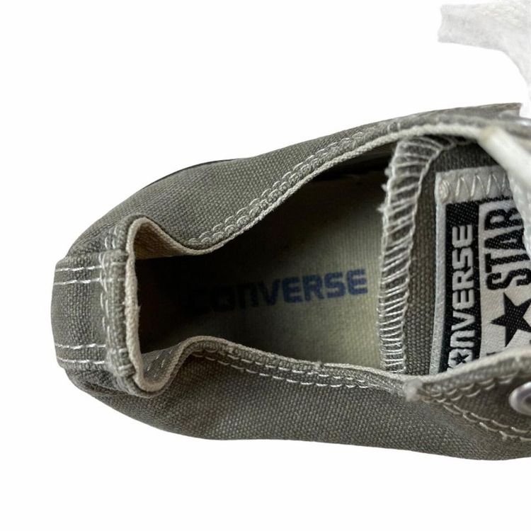 Converse All Star Grey White Low Top Shoes Size UK 2 4