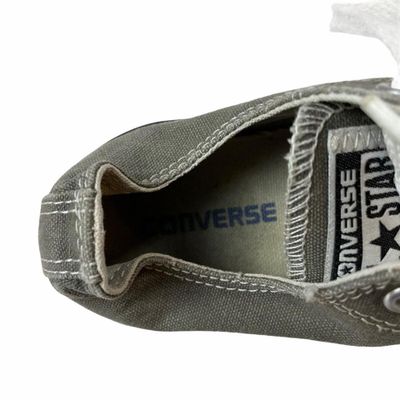 Converse All Star Grey White Low Top Shoes Size UK 2 4