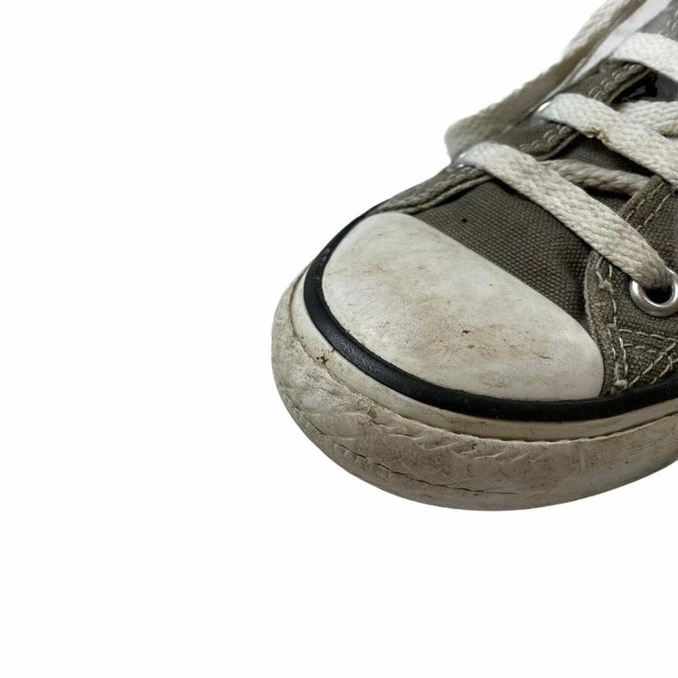 Converse All Star Grey White Low Top Shoes Size UK 2 3