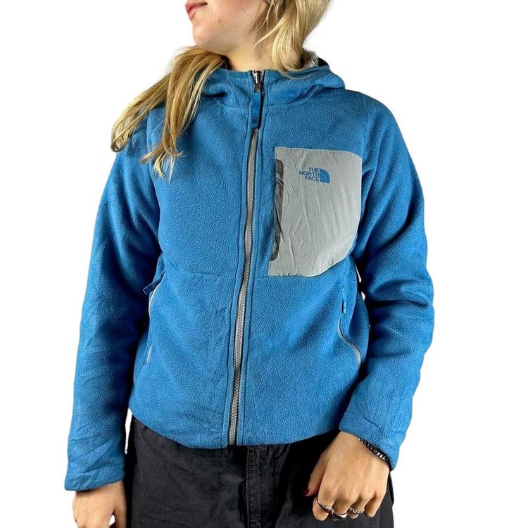 The North Face Blue Long Sleeved Full Zip Jacket Size Womens S image 2