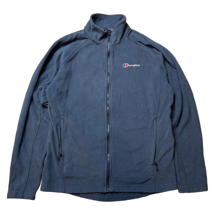 Grey Berghaus small logo full zip fleece jumper. image 1