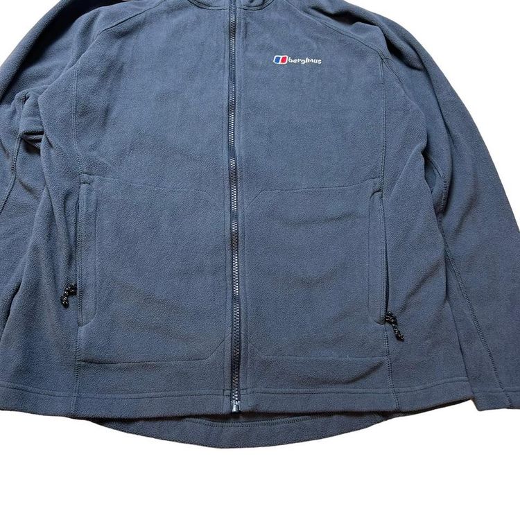 Grey Berghaus small logo full zip fleece jumper. image 3