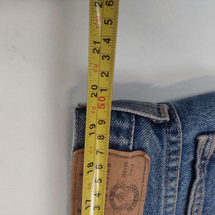 Wrangler Medium Wash Blue Denim Jeans For Mens 40W 29L image 6