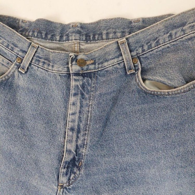 Wrangler Medium Wash Blue Denim Jeans For Mens 40W 29L image 5