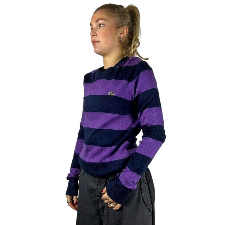 Lacoste Purple Long Sleeved Jumper Size Womens M image 1