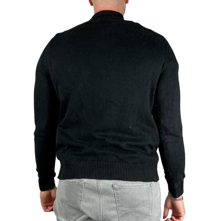 Nautica Black Full Sleeved Pullover Sweatshirt Size Mens L 3