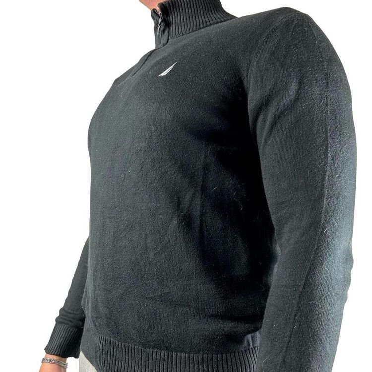 Nautica Black Full Sleeved Pullover Sweatshirt Size Mens L 2
