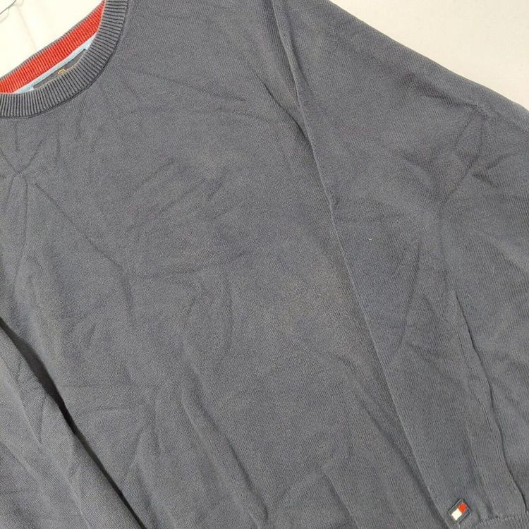 Tommy Hilfiger Black Long Sleeved Pullover Sweatshirt For Mens S image 2