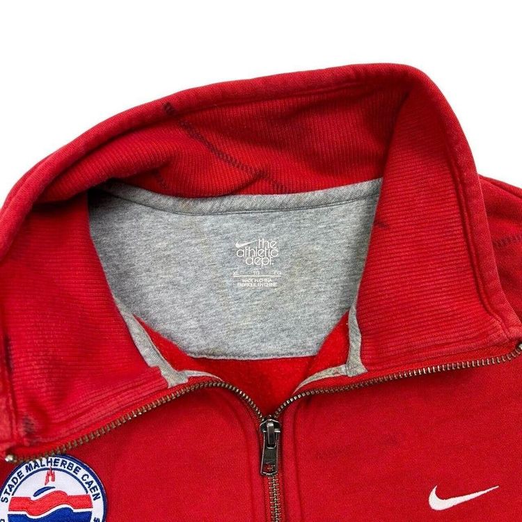 Nike Red Full Sleeved Full Zip Sweatshirt Size Mens XL 4