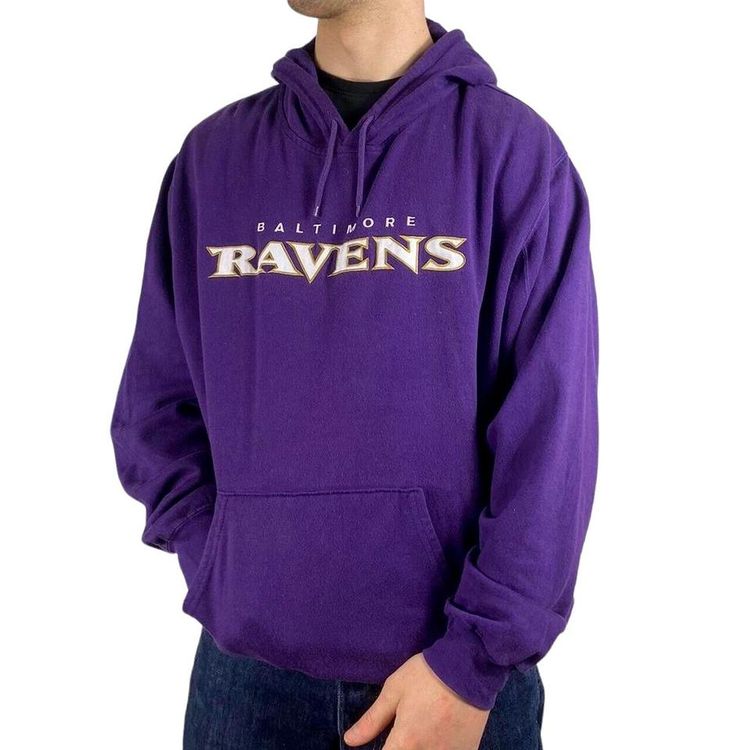 NFL Purple Long Sleeved Hoodie Size Mens XL 2