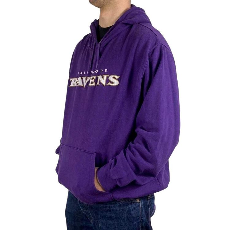 NFL Purple Long Sleeved Hoodie Size Mens XL