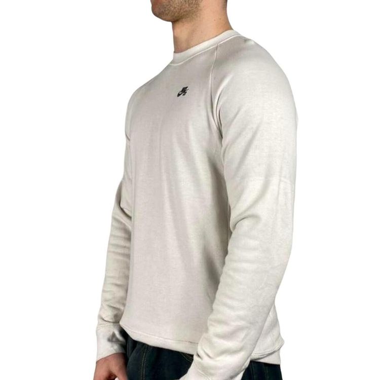Nike White Full Sleeve Sweatshirt Size Mens M